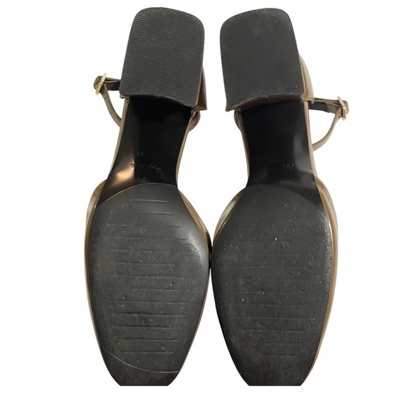 💥SALE💥ZARA WOMENS TAN BLOCK HEEL SZ 8.5 - Picture 16 of 16